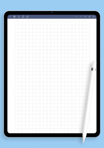 1/4 inch Graph Paper Printable template for GoodNotes