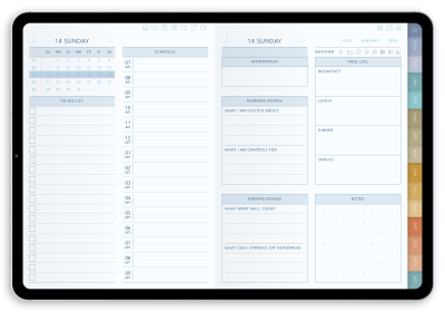 Download Daily Digital Planner PDF for GoodNotes, iPad, Android