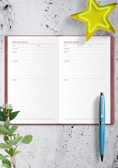 TN Meeting Notes – Subject & Agenda Format