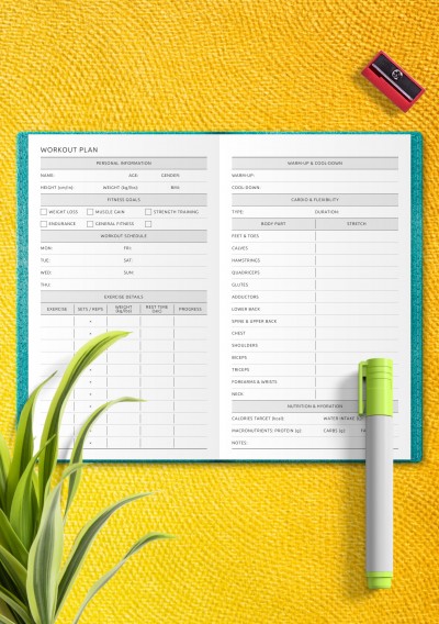 TN Ultimate Workout Planner