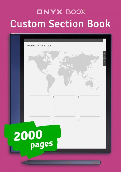 Download BOOX Note Air Ultimate Custom Section Book - Printable PDF