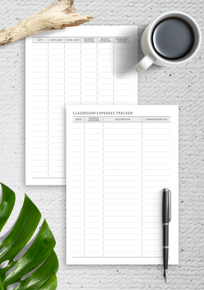 Download Classroom Expenses Tracker