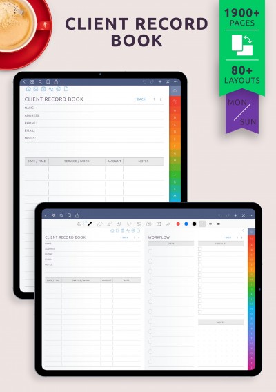 Download Client Record Book - Printable PDF