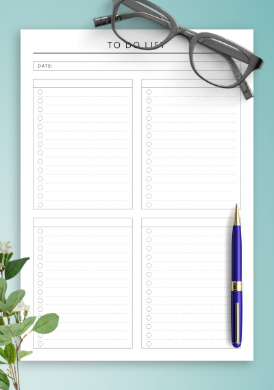 Download Daily To Do List - Original Style - Printable PDF