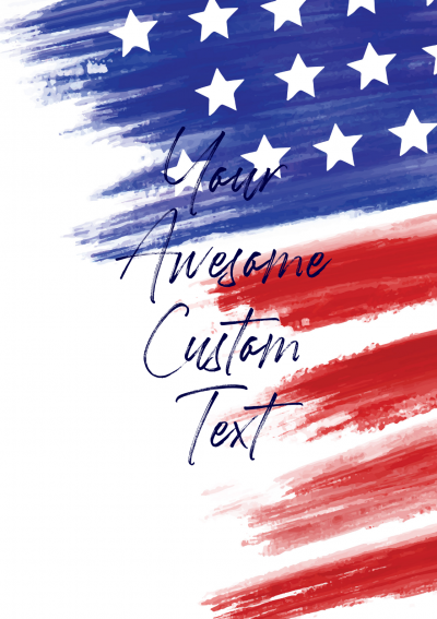 Download Printable USA Flag Planner Cover PDF