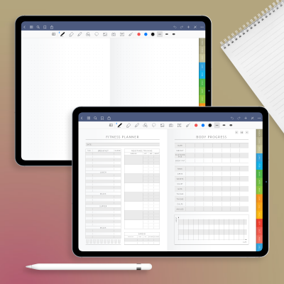 Download Digital Planner PDF for GoodNotes, iPad