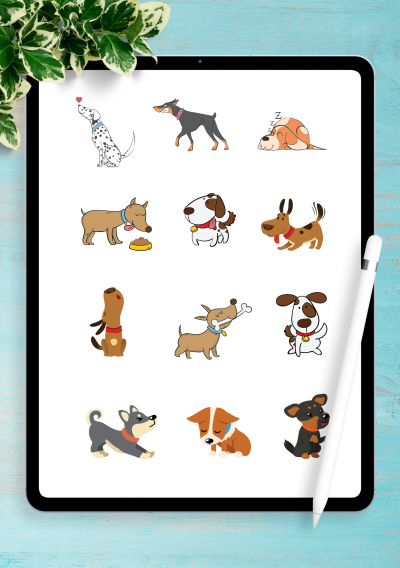 Download Cool Dogs Sticker Pack PNG