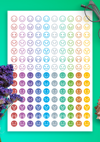 Download Emoji Sticker Pack - Printable PDF