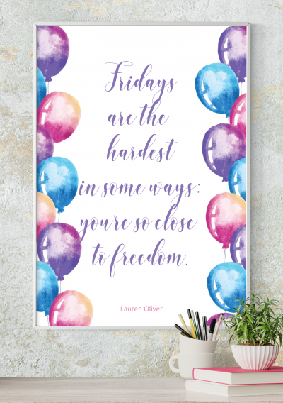 Download Friday Motivational Quotes - Printable PDF