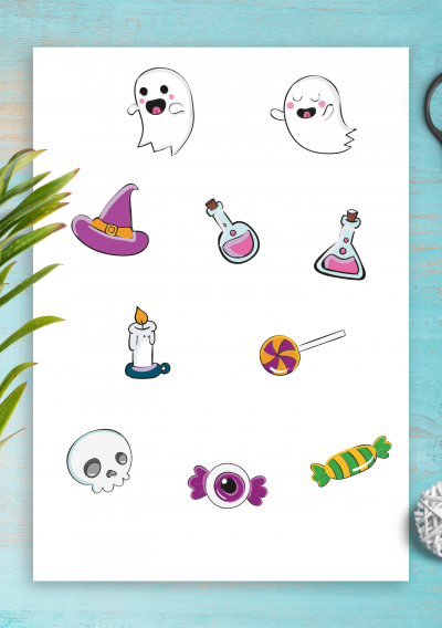Download Halloween Party Sticker Pack