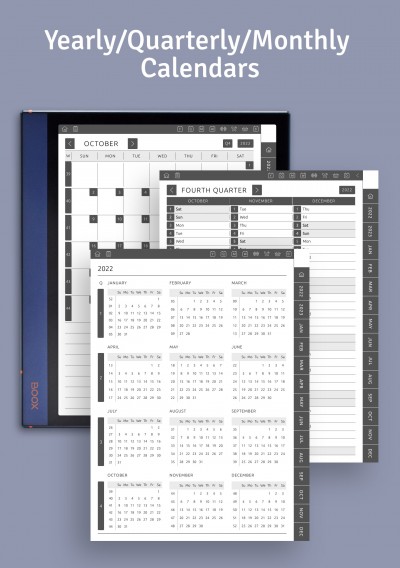 Download Printable Health & Fitness Planner for BOOX Note Air PDF