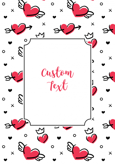 Download Cupid's Arrow Heart Cover - Printable PDF