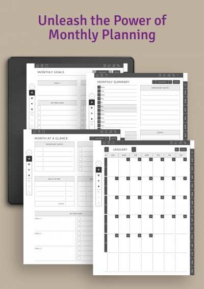 Kindle Scribe Daily Journal – Customizable Planner with Hyperlinked PDF
