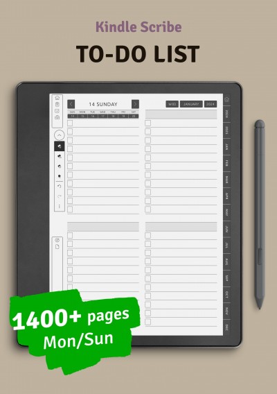 Download Kindle Scribe To Do List - Printable PDF
