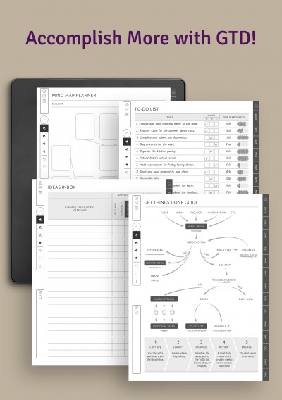 Download Kindle Scribe Project Planner Hyperlinked PDF