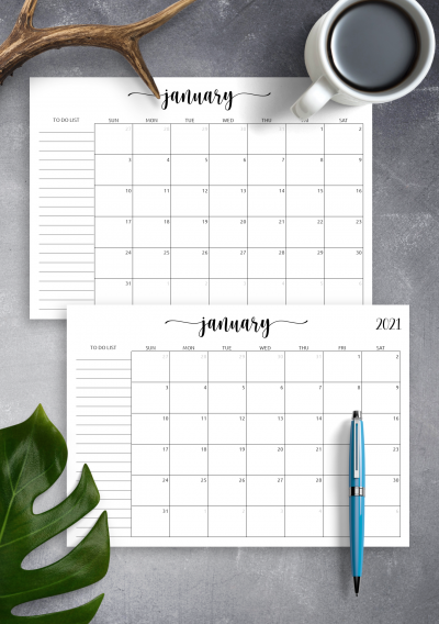 Free Printable Weekly Calendar To Do List