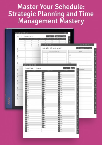 Enhance Your Schedule Mastery: Strategic Planning and Time Management