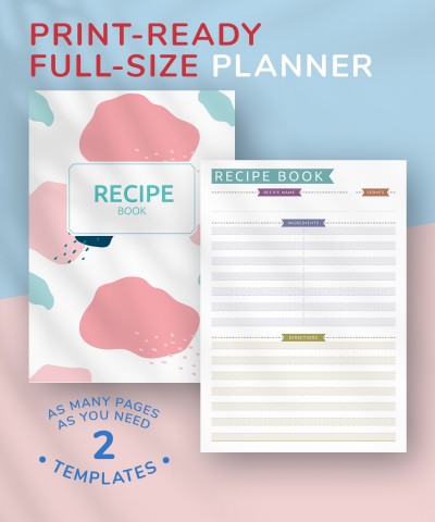 Download Recipe Book - Casual Style - Printable PDF
