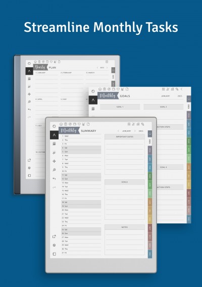 Mom's Planner for reMarkable - Get Hyperlinked PDF