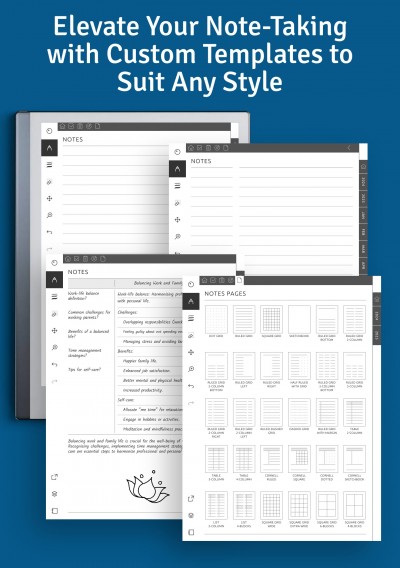 Enhance Your Notes with Tailored Templates for Every Style