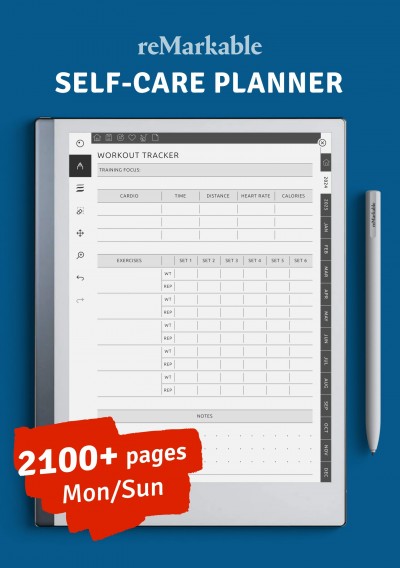 Download reMarkable Self-Care Planner - Printable PDF