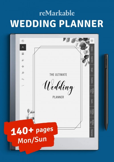 Download reMarkable Wedding Planner - Printable PDF