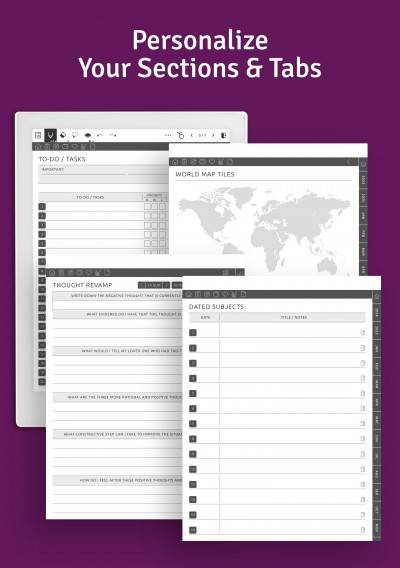 Download Supernote ADHD Planner Hyperlinked PDF