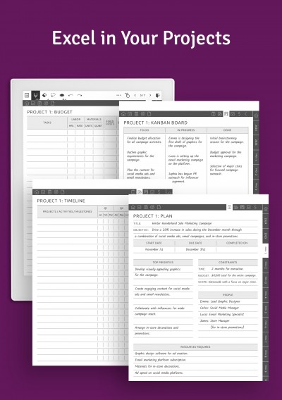 Download Supernote Weekly Schedule Planner Hyperlinked PDF