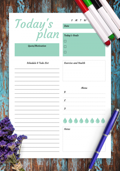 Download Today's plan with Schedule & Todo List