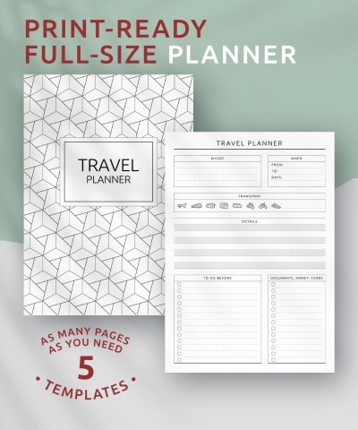 Download Travel Planner - Original Style - Printable PDF