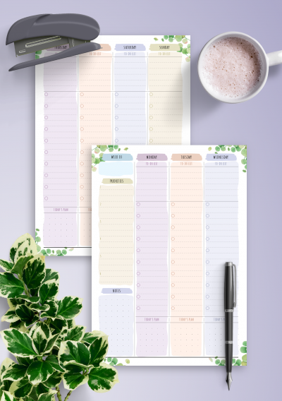 10 The Origin Printable To Do List Floral