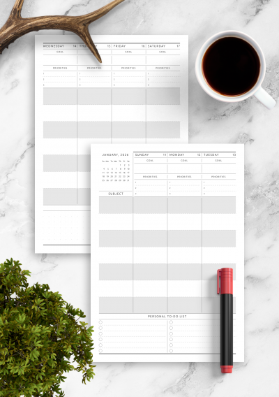 Download Weekly Lesson Plan Template