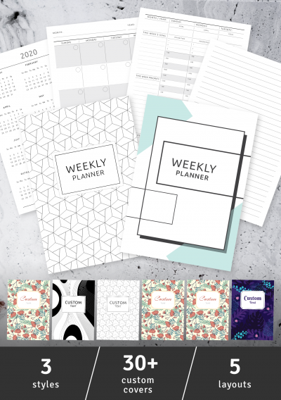 Download Weekly Planner - Original Style - Undated - Printable PDF