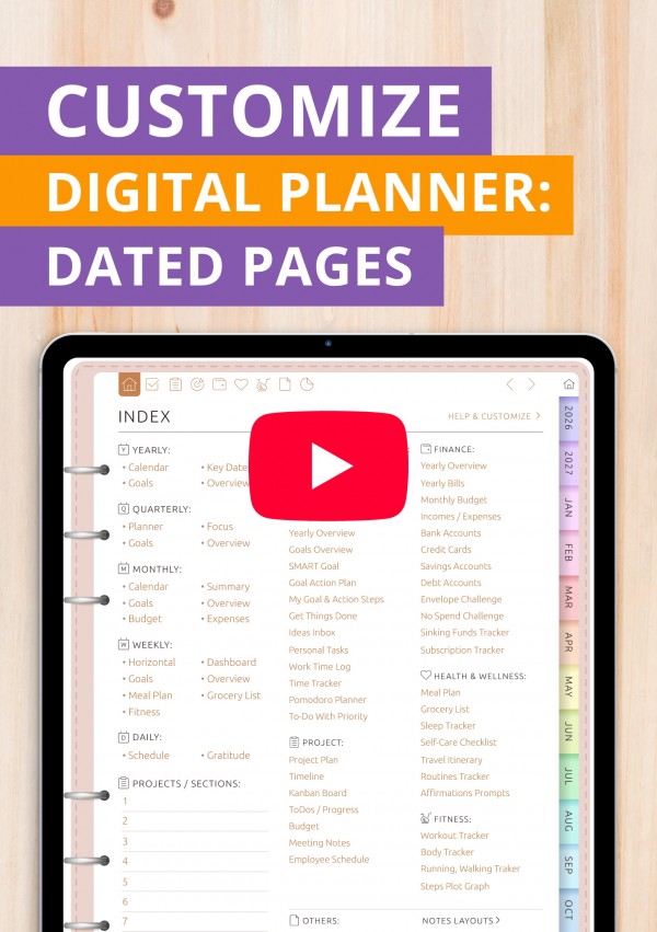 Download Ultimate Planner for reMarkable - Hyperlinked PDF