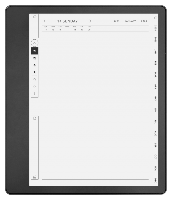 Kindle Scribe Daily Notes & Sketchbook | Hyperlinked PDF Planner