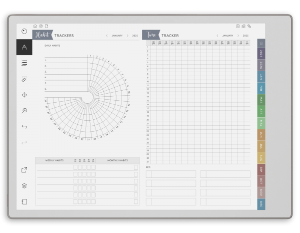Goal Planner for reMarkable – SMART Template for Productivity