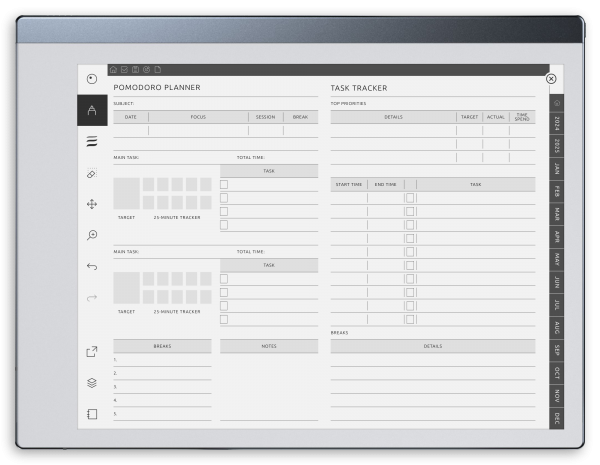 Download reMarkable Productivity Planner PDF