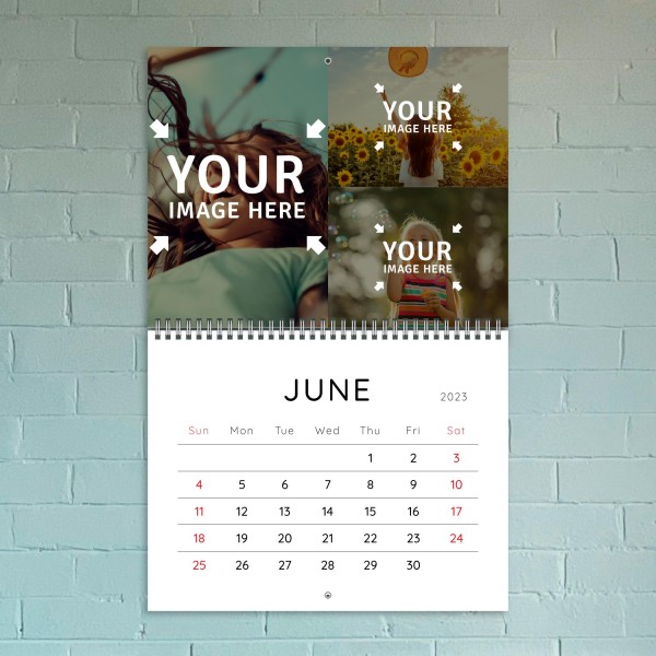 Download Simple Minimalist-Inspired Photo Calendar - Printable PDF