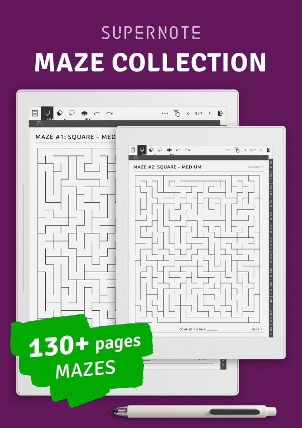 Download Supernote Maze Collection Hyperlinked PDF
