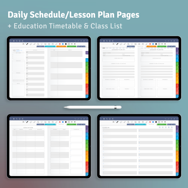 Download Digital Teacher Planner for iPad, Android