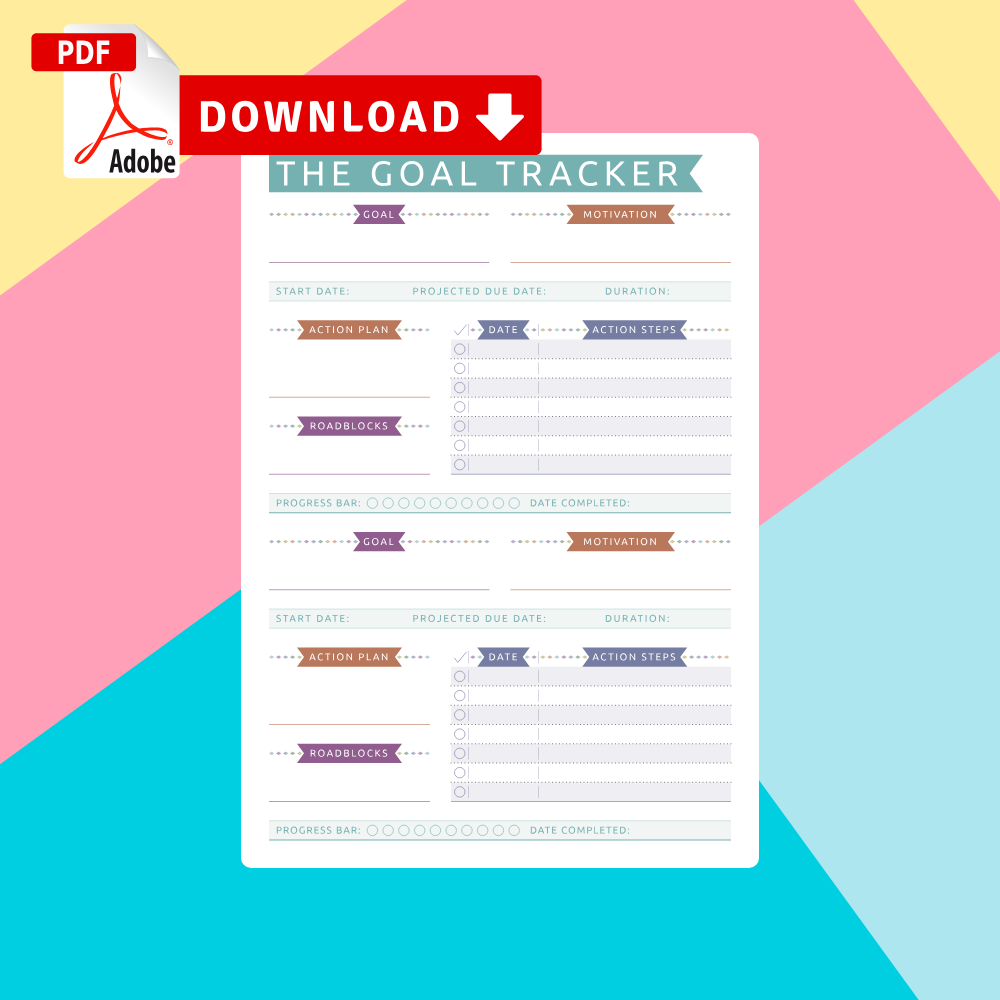 Download Goal Tracker Templates