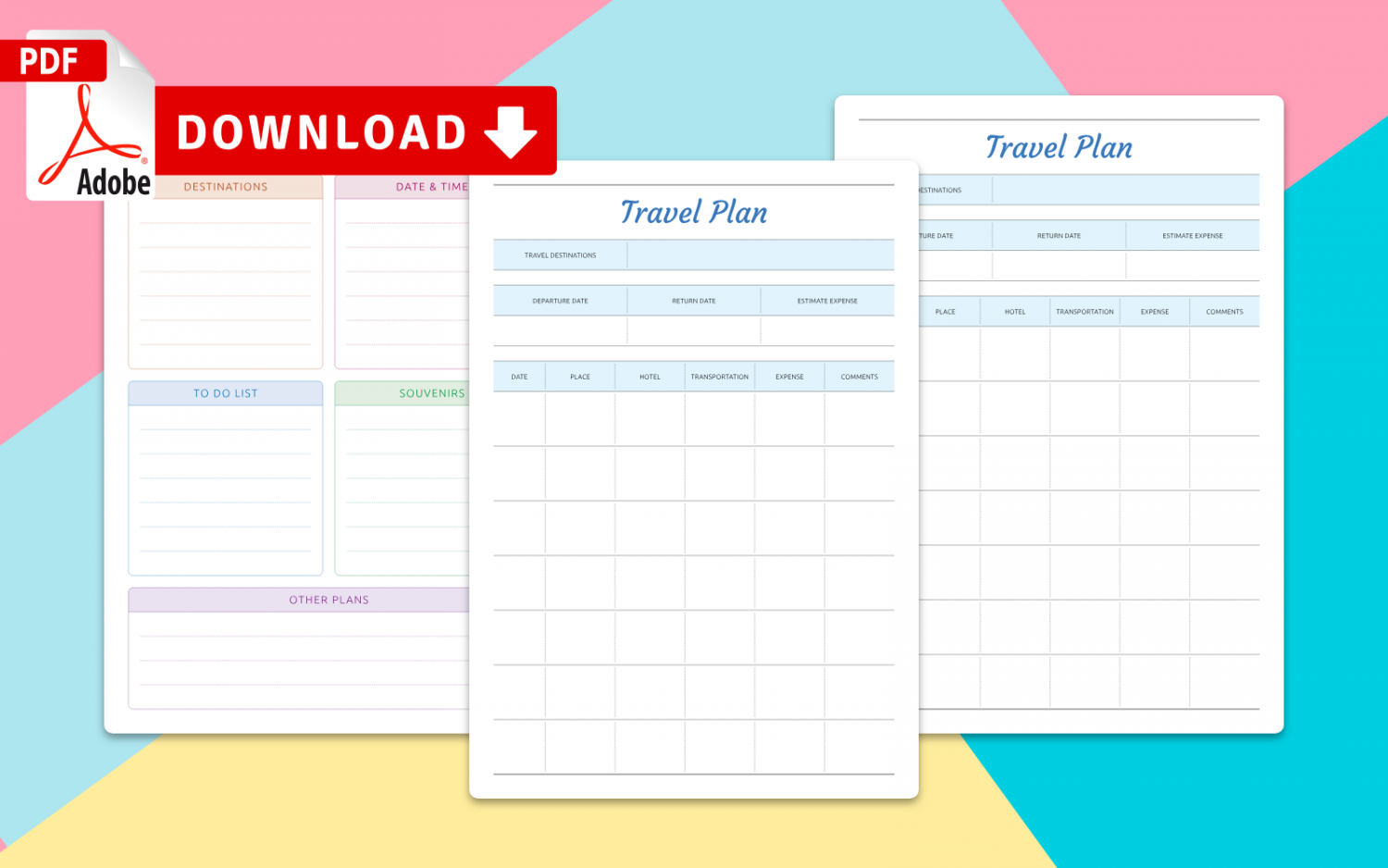 Get Travel Itinerary Template