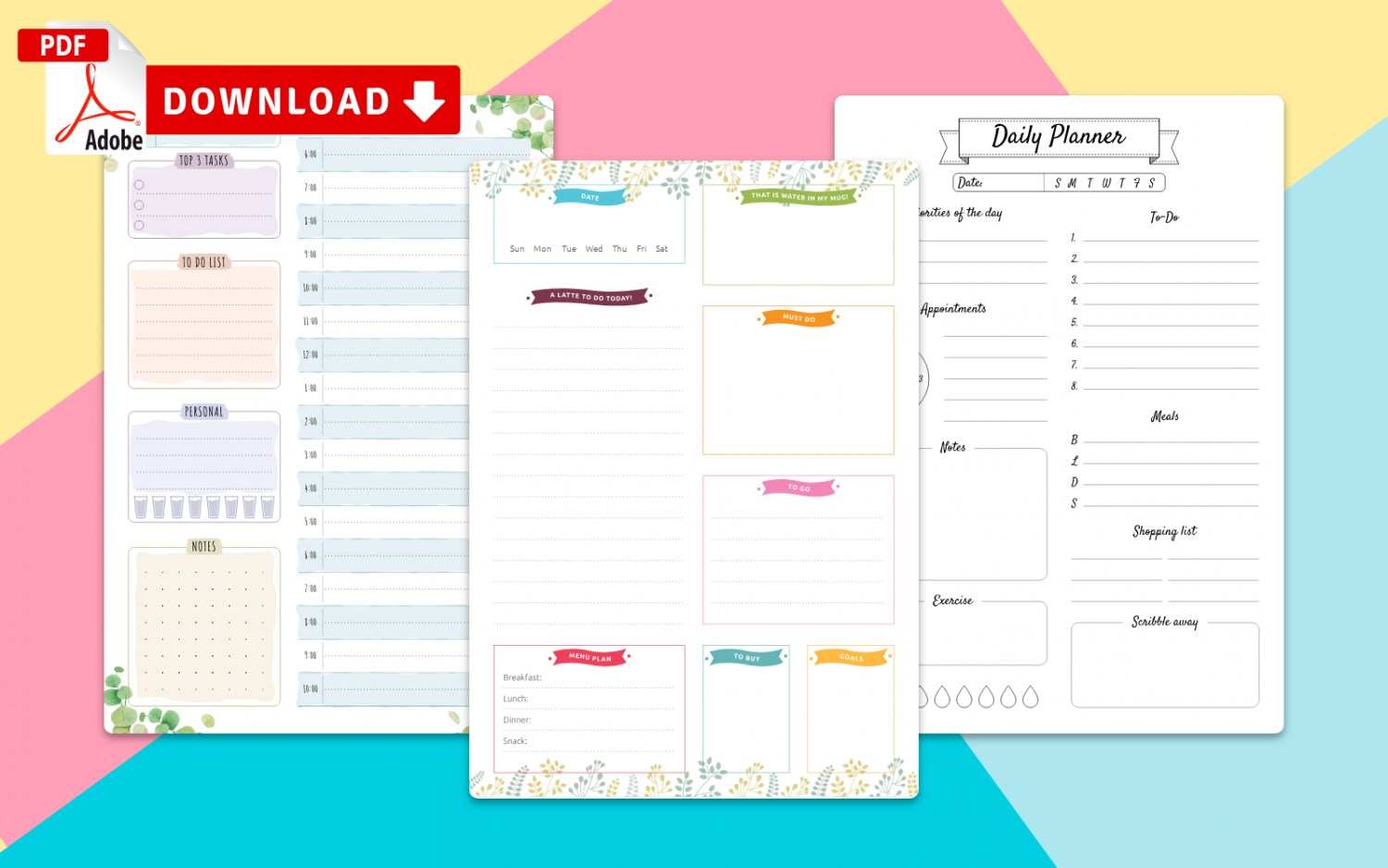 Best Hourly Day Planner Templates
