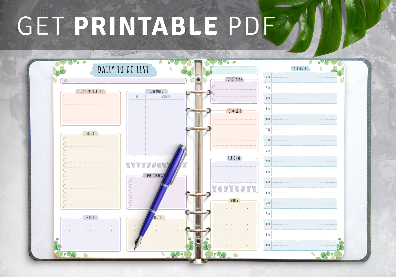Scheduling Templates PDF