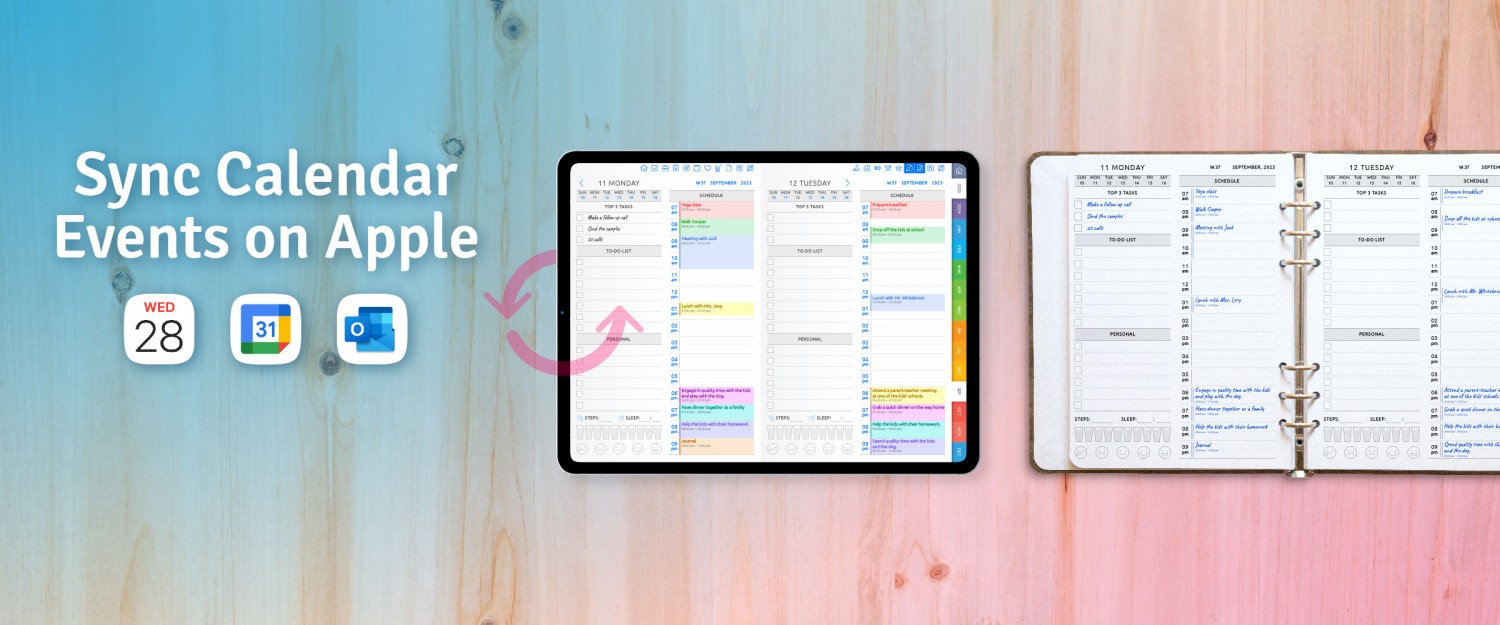 The Digital Planner that Syncs with Apple & Google Calendars