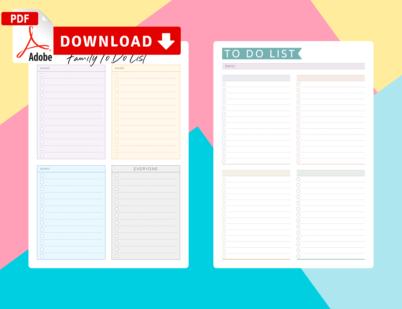 daily to do list template for word