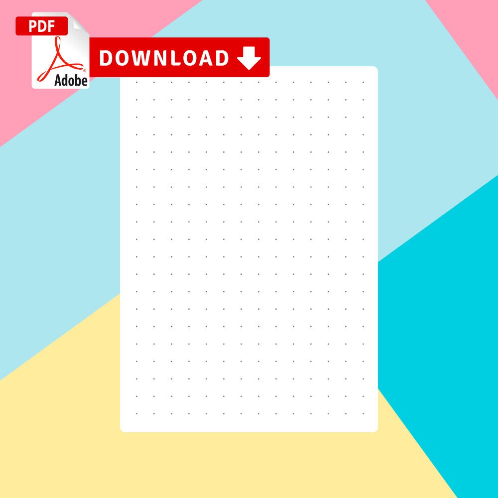 Dot Grid Paper Printable Templates For Bullet Journaling