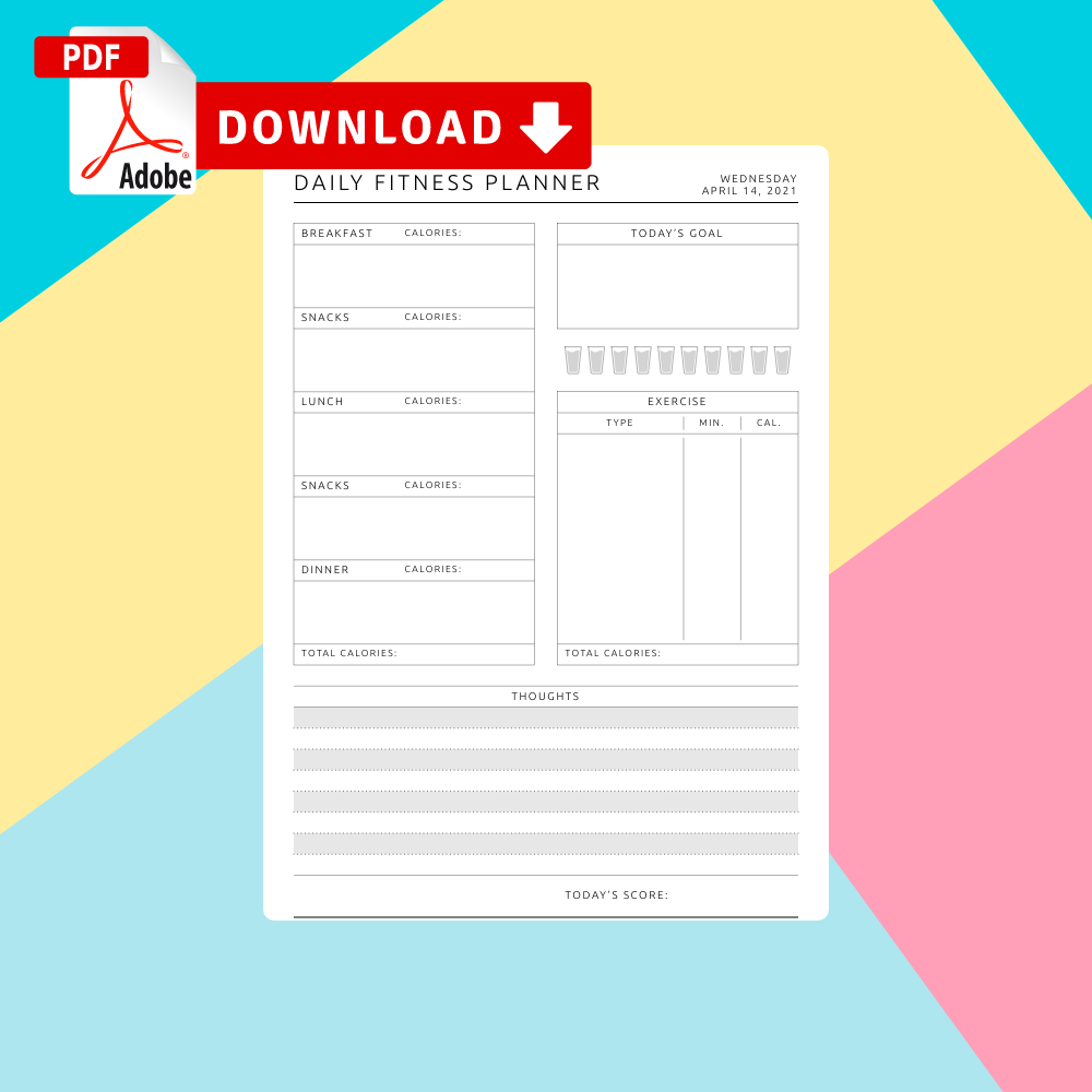 Fitness And Workout Templates Download PDF
