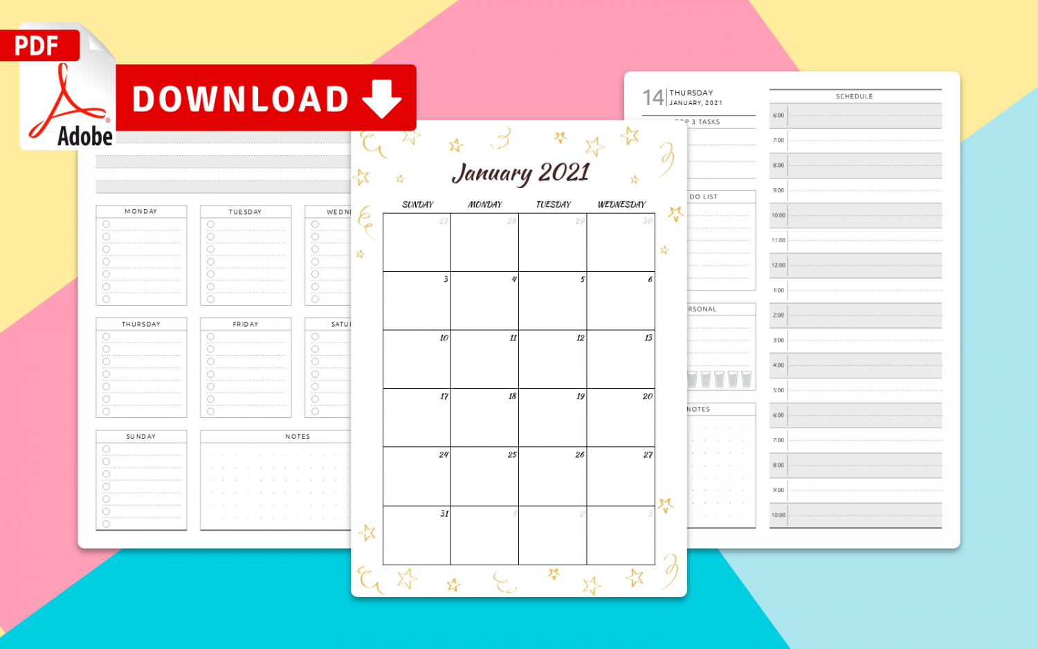 Free Happy Planner Printable Inserts