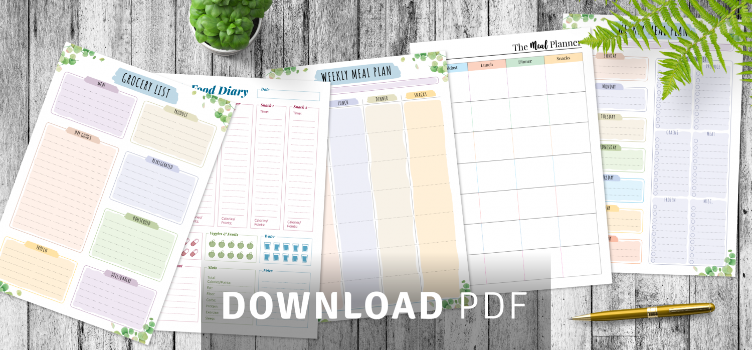Printable Meal Planner Templates